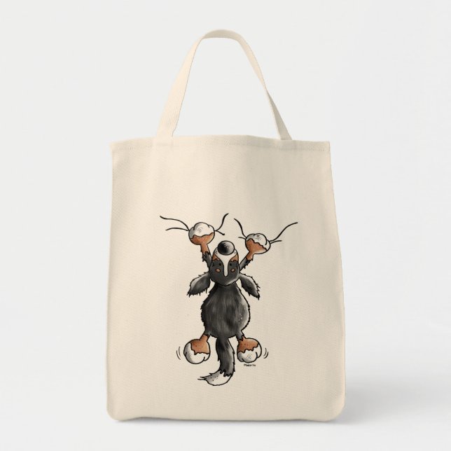 Funny Bernese Mountain Dog Budget Tote Bag (Front)