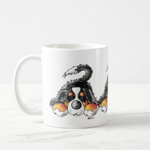 Funny Bernese Mountain Dog Cartoon Coffee Mug