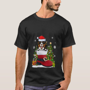Funny Bernese Mountian in the Shoe Ugly Christmas  T-Shirt