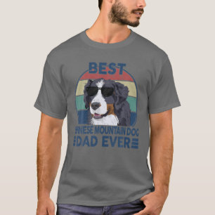 Funny Best Bernese Mountain Dog Dad Ever For Berne T-Shirt