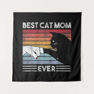 Funny Best Cat Mum Ever | Cat Mum Gift Tapestry