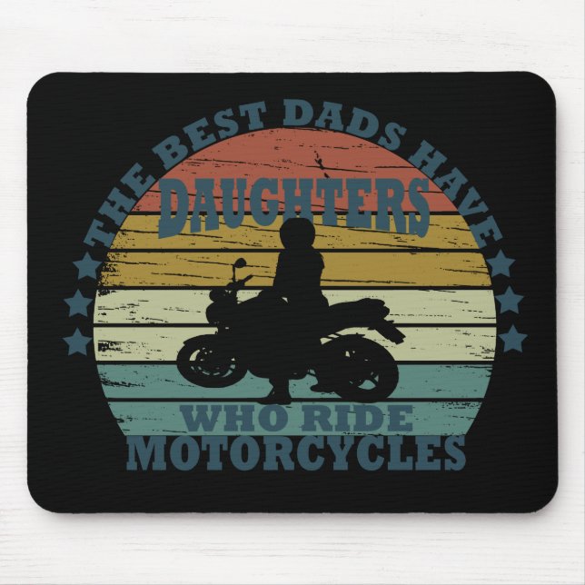 Funny best dad fathers day gift mouse mat (Front)