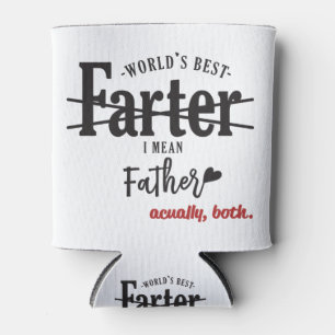 Funny Best Farter Father Greatest Dad Fart Joke Can Cooler
