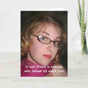 Funny Best Friend Card