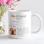 Funny Best Friend Ever Search Result With Photo Coffee Mug<br><div class="desc">Funny custom best friend mugs designed like a search engine result are a creative and heartfelt gift for your BFF. This personalised “Best BFF ever” mug features a playful internet-style layout with a mock search result that includes your best friend’s name, a favourite photo, and a touching tribute styled like...</div>