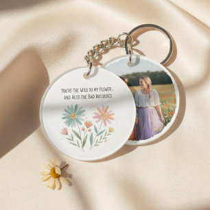 Funny Best Friend Keychain - Photo Keepsake