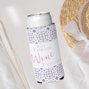 Funny Best Friends Girls Trip Seltzer Can Cooler