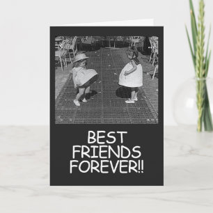 Funny Best Friends Message Card
