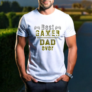 Funny Best Gamer Dad Ever Father T-Shirt