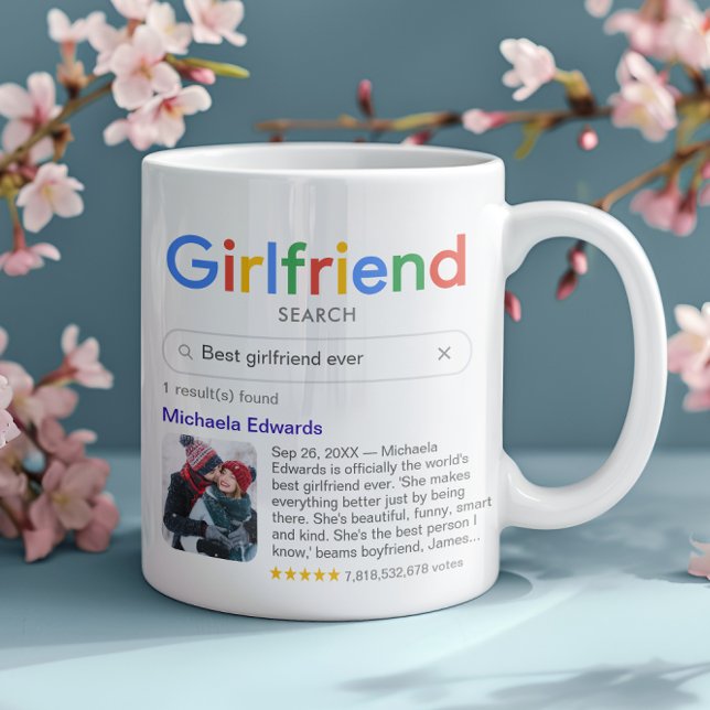 Funny Best Girlfriend Ever Search Result & Photo Coffee Mug (Creator Uploaded)