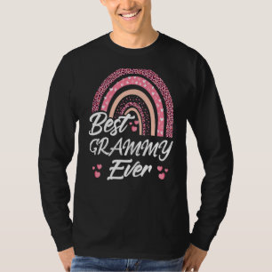Funny Best Grammy Ever Rainbow Cute Mothers Day Fo T-Shirt
