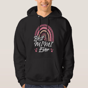 Funny Best Mimi Ever Rainbow Cute Mothers Day For  Hoodie