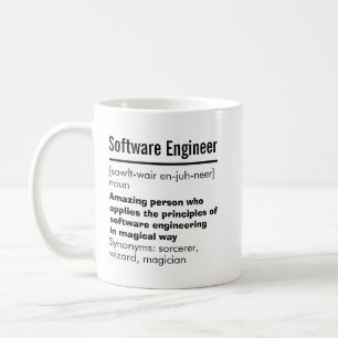 Funny Best Software Engineer ﻿Definition Gift Coffee Mug