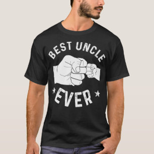 Funny Best Uncle Ever Fistbump Ugly Christmas Cost T-Shirt
