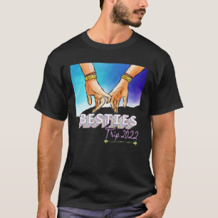 Funny Besties Trip 2022 Summer Vacation Family T-Shirt