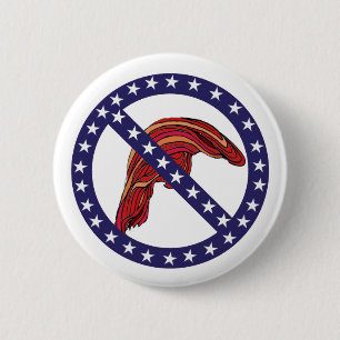 Funny "Beware The Hair" Anti-Trump 2.25" 6 Cm Round Badge