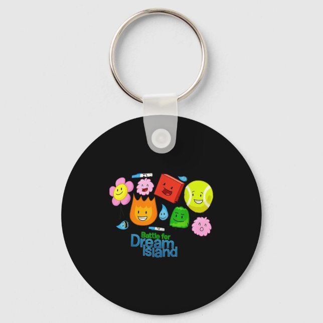 Funny Bfdi-battle For Dream-island Kids Graphic Bo Key Ring (Front)