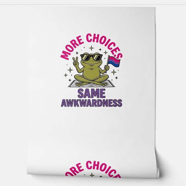 Funny Bi Frog Pride Shirt Design_1 Wallpaper (Unrolling)