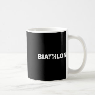 Funny Biathlon Biathlete Shooting Skiing Target Sp Coffee Mug