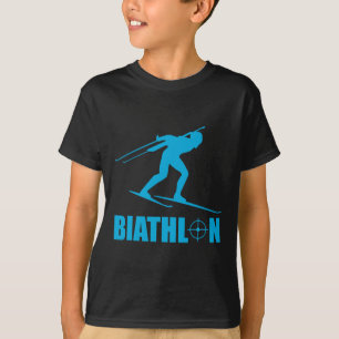 Funny Biathlon Target Sports Biathlete Shooting Sk T-Shirt