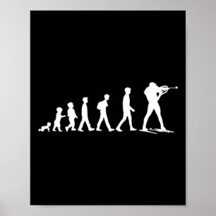 Funny Biathlon Winter Ski Skiing Fun Lovers 7 Poster