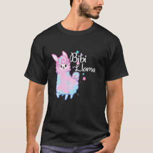 Funny Bibi Llama Matching Family Christmas Pyjamas T-Shirt