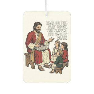 Funny Bible Story Vintage Religious Teacher Shirt Car Air Freshener