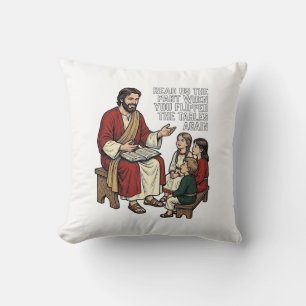 Funny Bible Story Vintage Religious Teacher Shirt Cushion