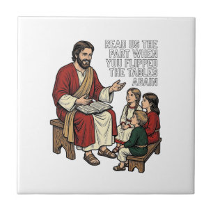 Funny Bible Story Vintage Religious Teacher Shirt Tile