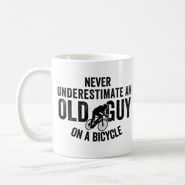 funny bicycle, bicycle gift, bicycle lover, cyclis coffee mug (Left)