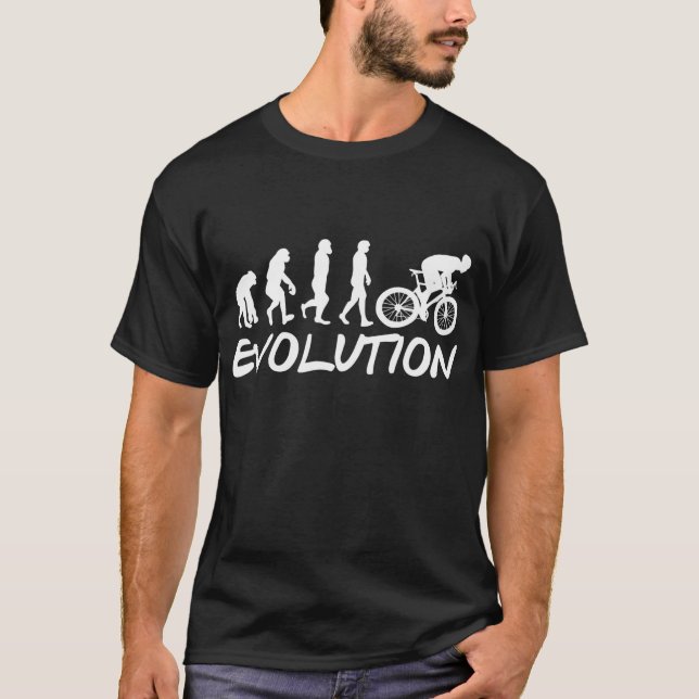 Funny Bicycle Cycling T-Shirt (Front)