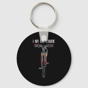Funny Bicycle I Am The Engine  Key Ring