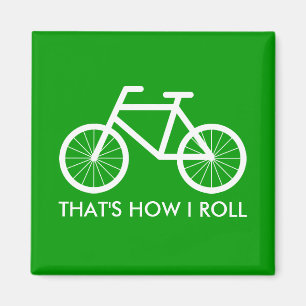 Funny bicycle magnets for bike riding fans