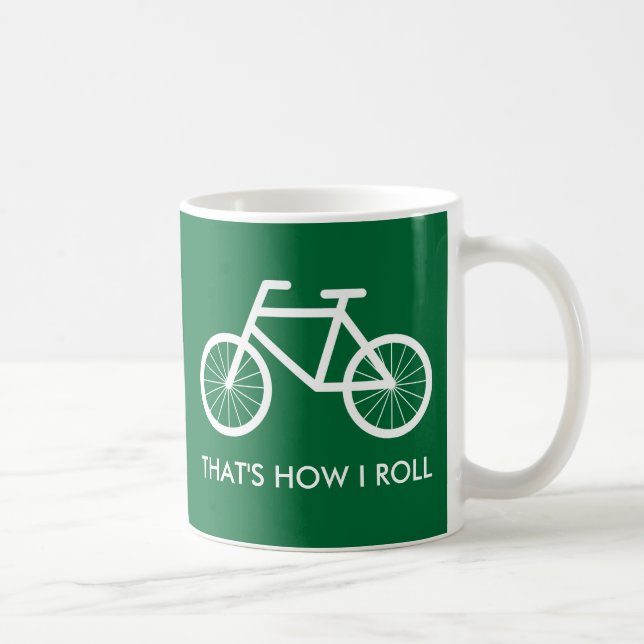 Funny bicycle mug for bike riding enthusiasts (Right)