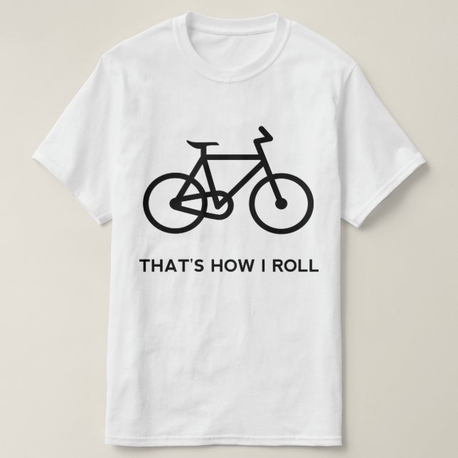Funny Bicycle T-Shirt (Design Front)