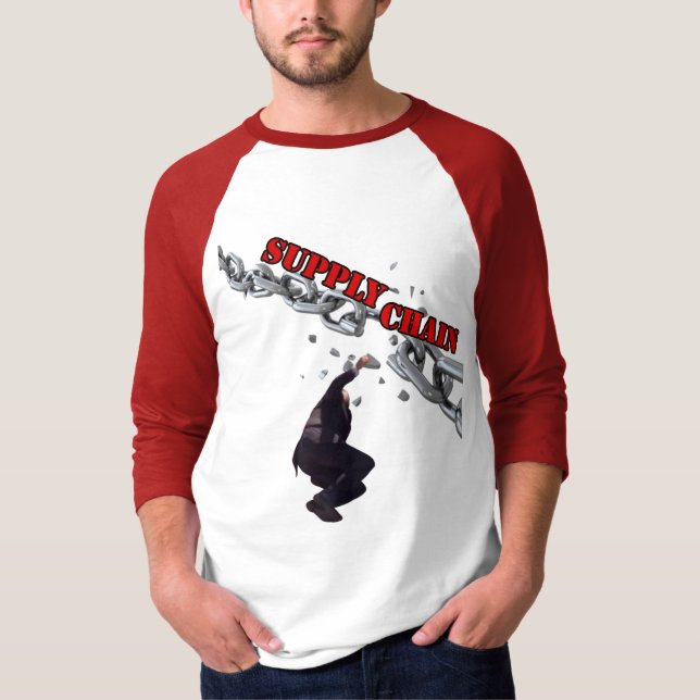Funny Biden Breaking Supply Chain Brandon Meme T-Shirt (Front)