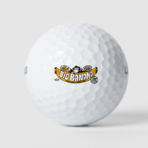 Funny big banana gum golf balls