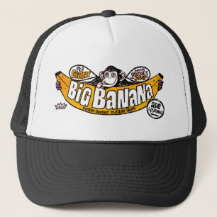 Funny big banana gum trucker hat