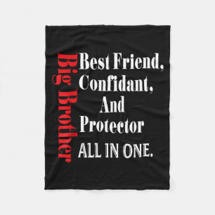 Funny Big Brother Definition Birthday Men Teens Yo Fleece Blanket