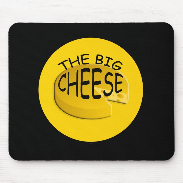 Funny Big Cheese Boss Mousepad (Front)