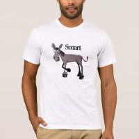 Funny Big Eyed Donkey Cartoon