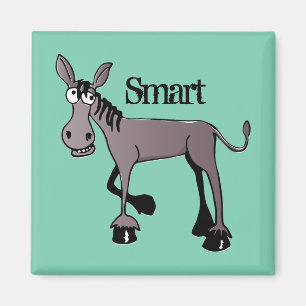 Funny Big Eyed Donkey Magnet