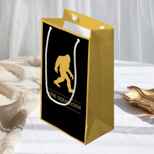 Funny Big Foot Gone Squatchin Sasquatch Small Gift Bag