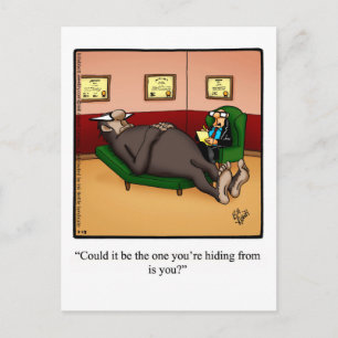 Funny Big Foot Humour Postcard