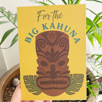 Funny Big Kahuna Tiki Mask Father's Day
