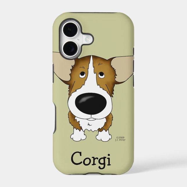 Funny Big Nose Corgi (Back)