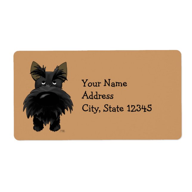 Funny Big Nose Scottie (Front)