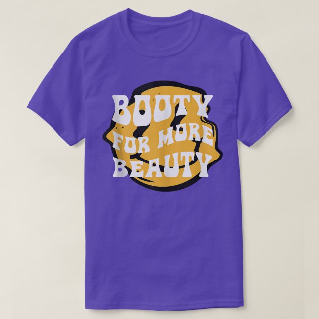 Funny Big Squat Booty For More Beauty - Aesthetic  T-Shirt (Design Front)
