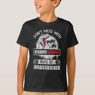 Funny BigBroSaurus Dinosaur Big Brother Gift T-Shirt