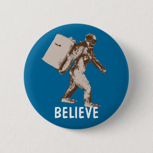 Funny Bigfoot 6 Cm Round Badge